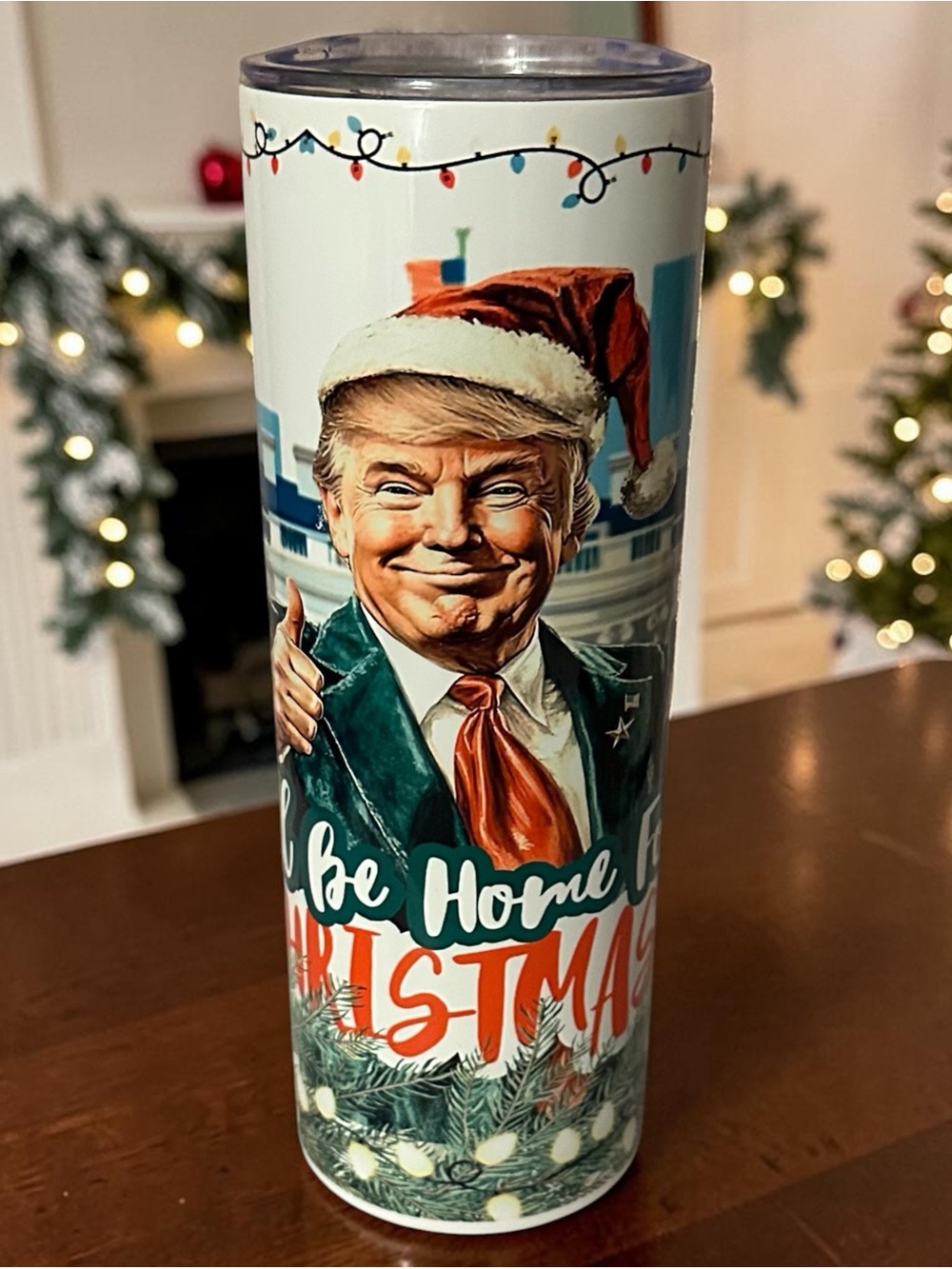 DJT Christmas Tumbler